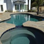 Pavers around pool