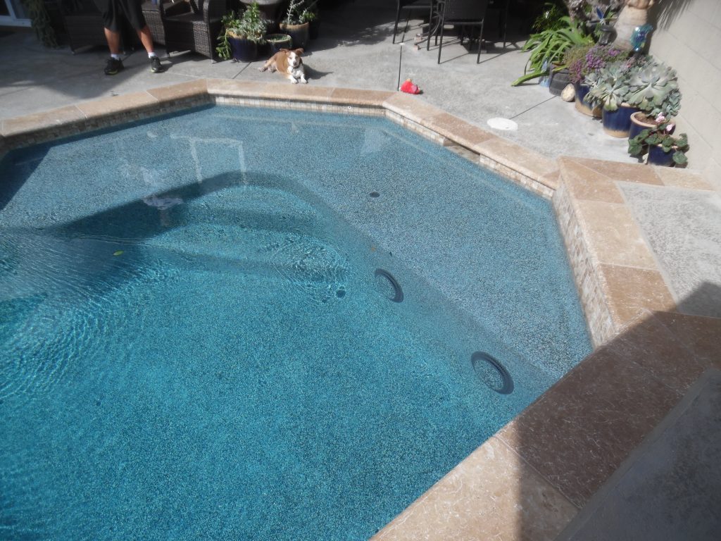 Natural Stone Coping Alan Smith Pools Pool Surface Topaz Gemstone With Abalone Tile Master