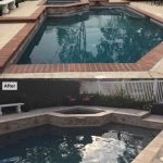 Pool coping, stone veneer, pool tile, pool finish