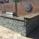 Stone Veneer BBQ