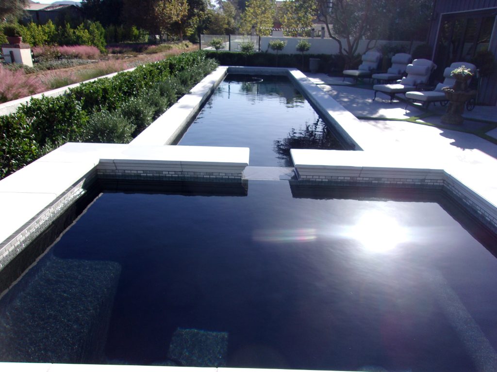 Spa Addition Gallery Alan Smith Pools Gemstone Icelandic Black Sandstone Pebble Finish With Pacific Stone Big