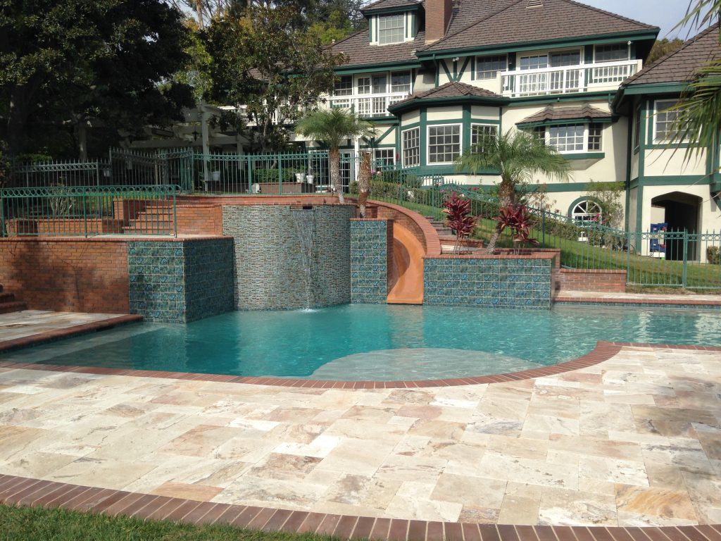 Brick Coping - Alan Smith Pool Plastering & Remodeling