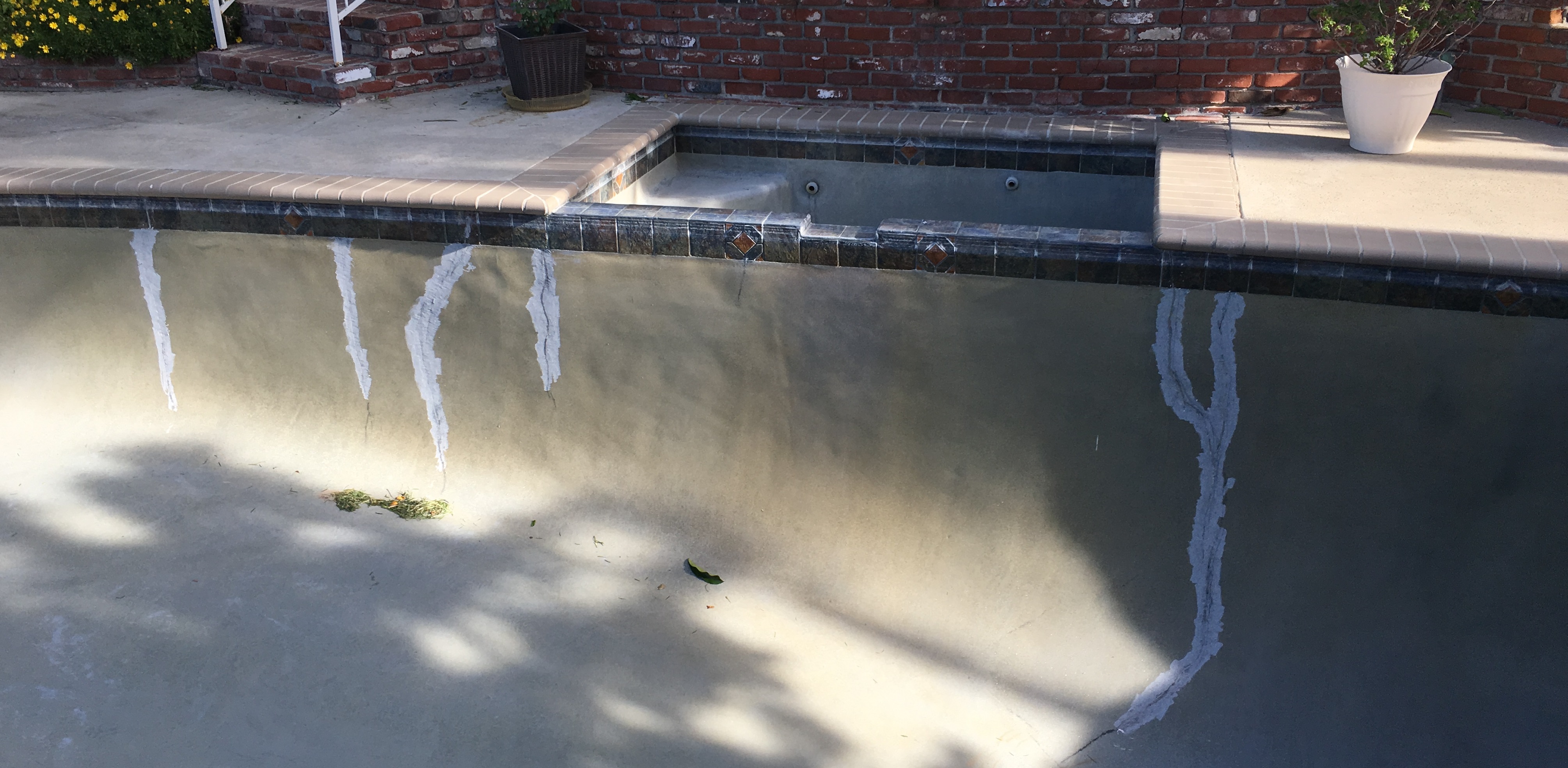grey pool plaster repair grey pool plaster repair