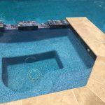 Spa with tiled Dam wall