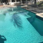 Pool with raised bond beam
