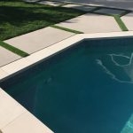 Pool and raised bond beam