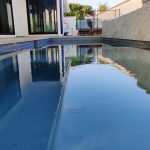 pool spa raised bond beam